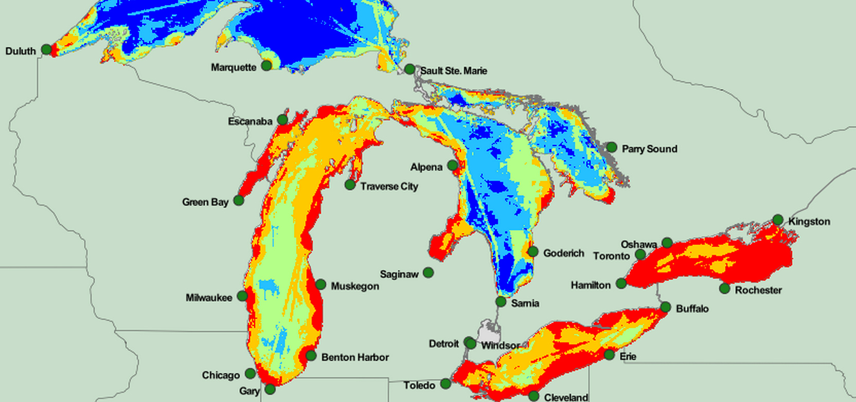 U of M Researchers Launch Great Lakes Mapping Tool | Great Lakes Now