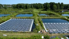 Why some municipalities are looking at putting solar panels on water