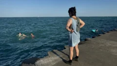 Chicago’s beach season is over … or is it? Lake Michigan temps are breaking records.