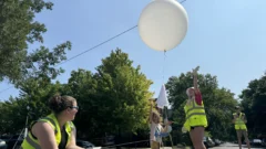 Trying to build a more climate-resilient Chicago, one balloon at a time